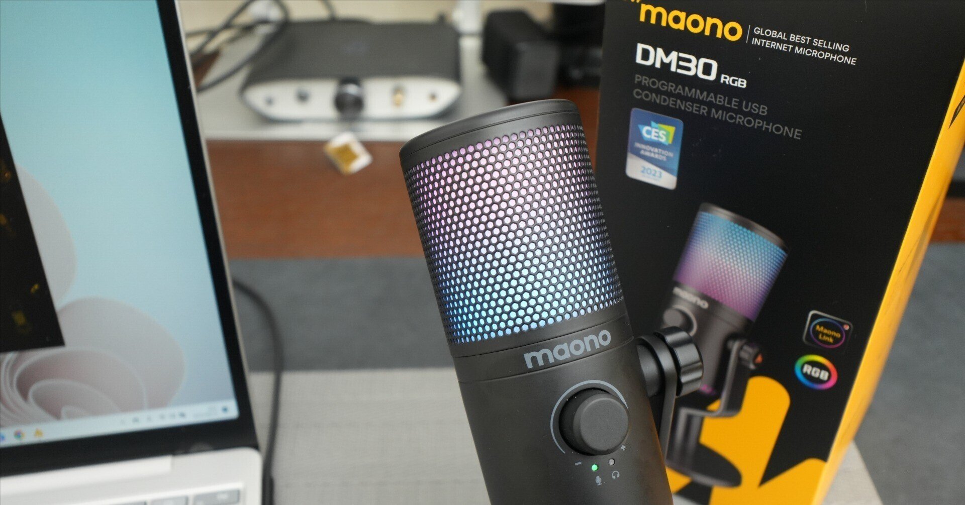 レビュー品】Maono DM30RGB コンデンサーマイク｜物欲名古屋人