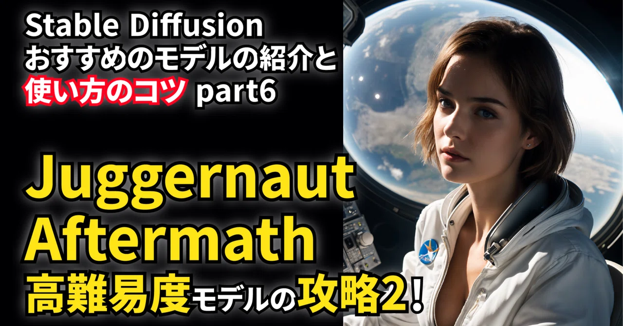 Juggernaut Diffusion Model Example 【Stable Diffusion】おすすめのモデルの紹介と使い方のコツ part6 Juggernaut Aftermath 高難易度モデル ...