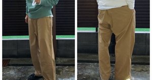 MUJI Labo ベージュセットアップのコーディネート【無印良品】｜アキスケ