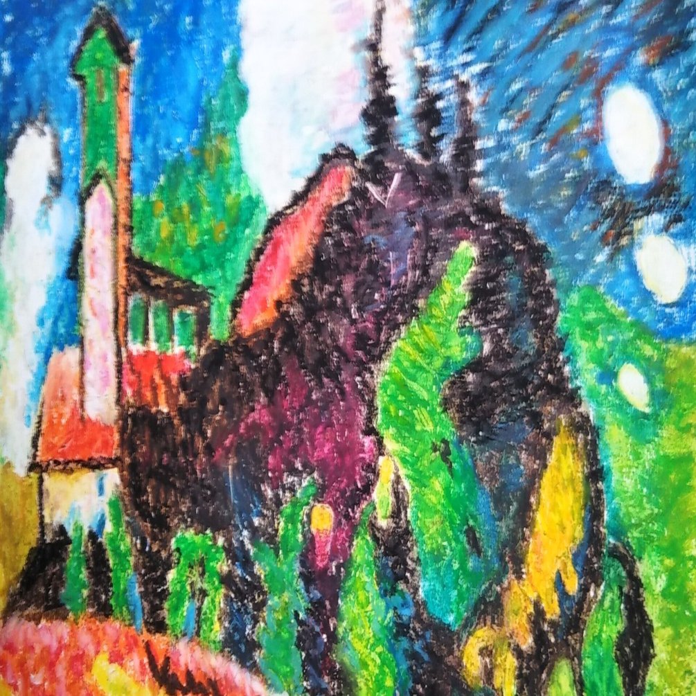 模写の風景 画家の心 第26回「ワシリー・カンデンスキー 塔のある