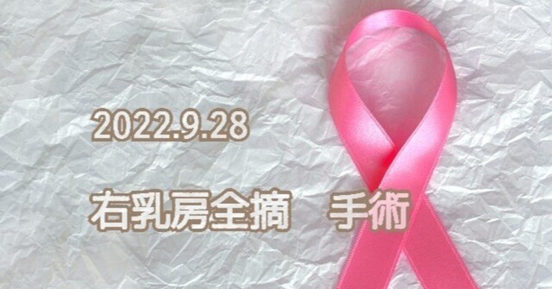 乳がん　右乳房全摘から1年
