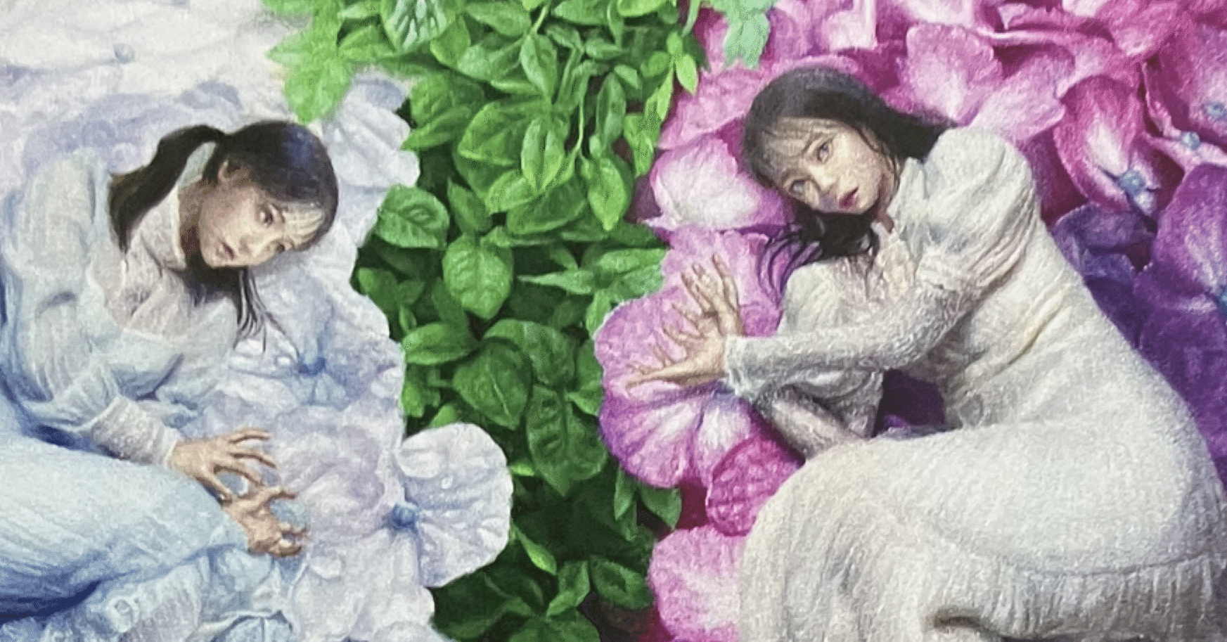 平林和子、【春の想い】、希少な額装用画集より、美品、新品額装付 平林美奈子 「扉はそこにある」 F2号 【日本人現代画家による絵画販売