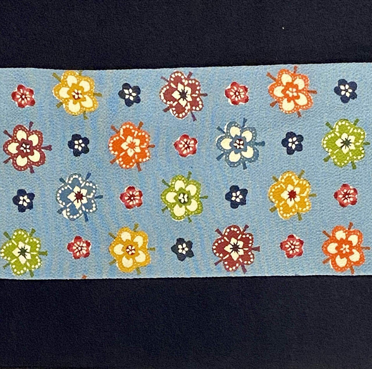 ☆ 名古屋帯 型染 菊 梅 竹 花模様 縮緬 乳白色 O-5356 縮緬に梅の花型染名古屋帯｜夢吉きもの