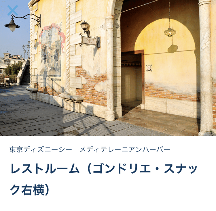 TDSジオラマップ ミラコスタ メディテレーニアンハーバー 【公式通販】