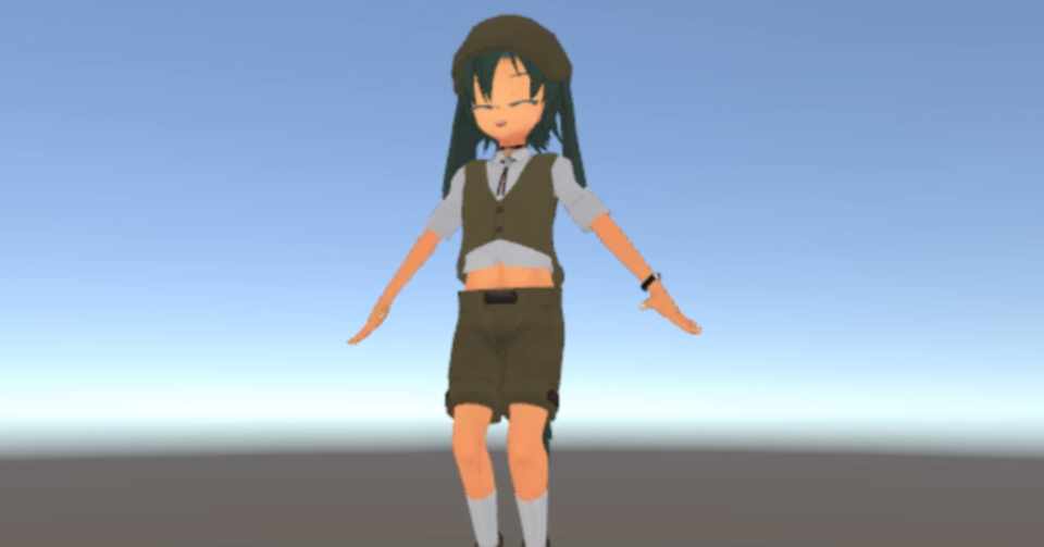 3dモデルにポーズやアニメーションをさせて配信用の素材を作るための環境ができた かものは Note