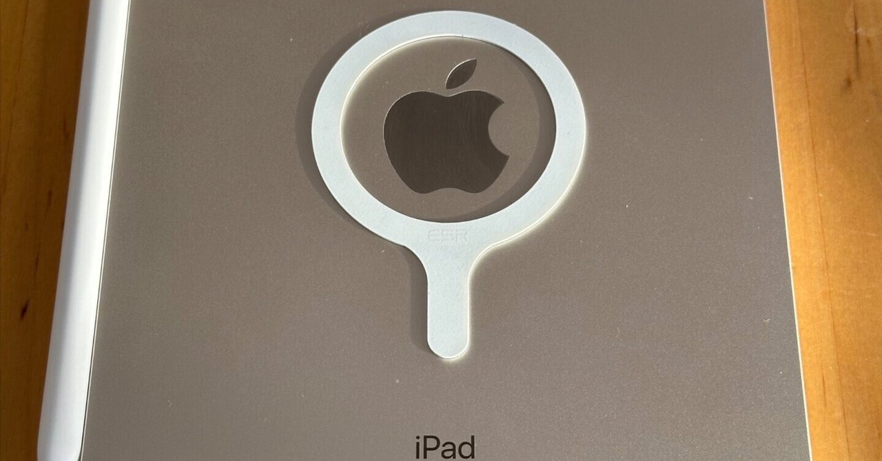 iPad mini 6 本体　pitaka  magsafeシール　リング PITAKA MagSafe対応アクセサリー MagSafe対応マグネットリング