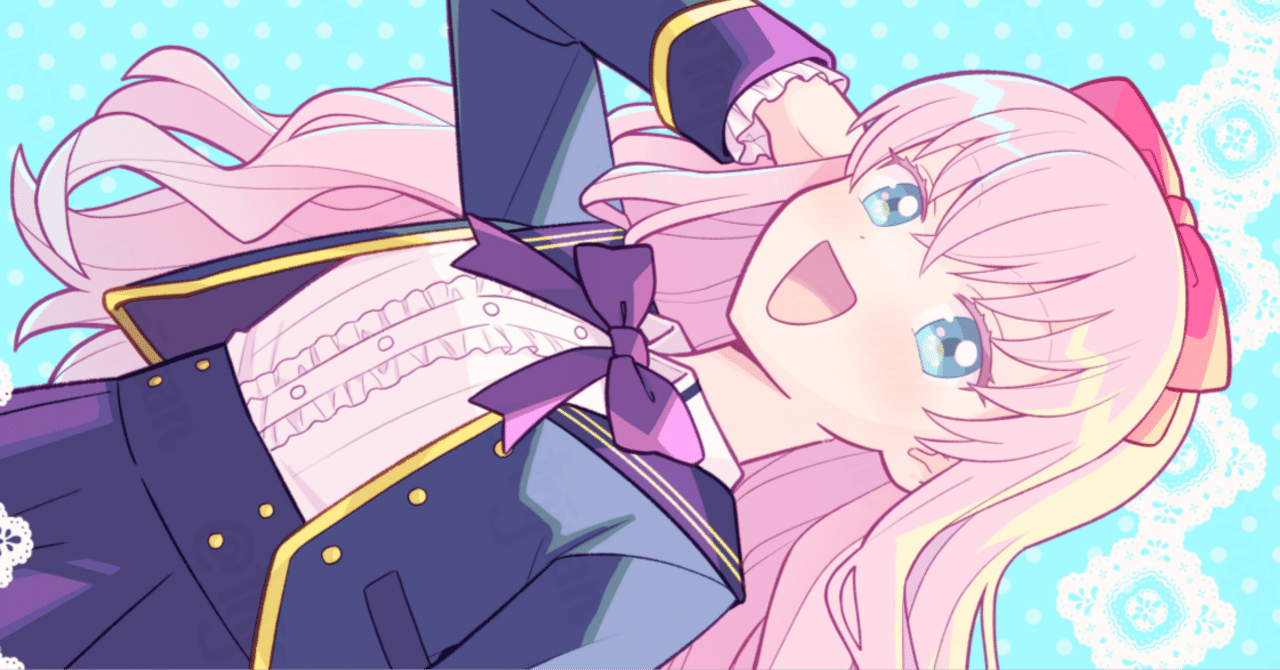 🌷描いたSkebのラフと完成品｜明日馬鹿