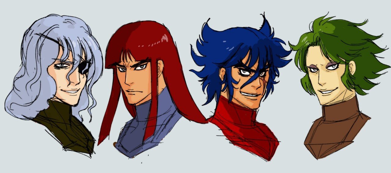 サムライトルーパー セル画 ④