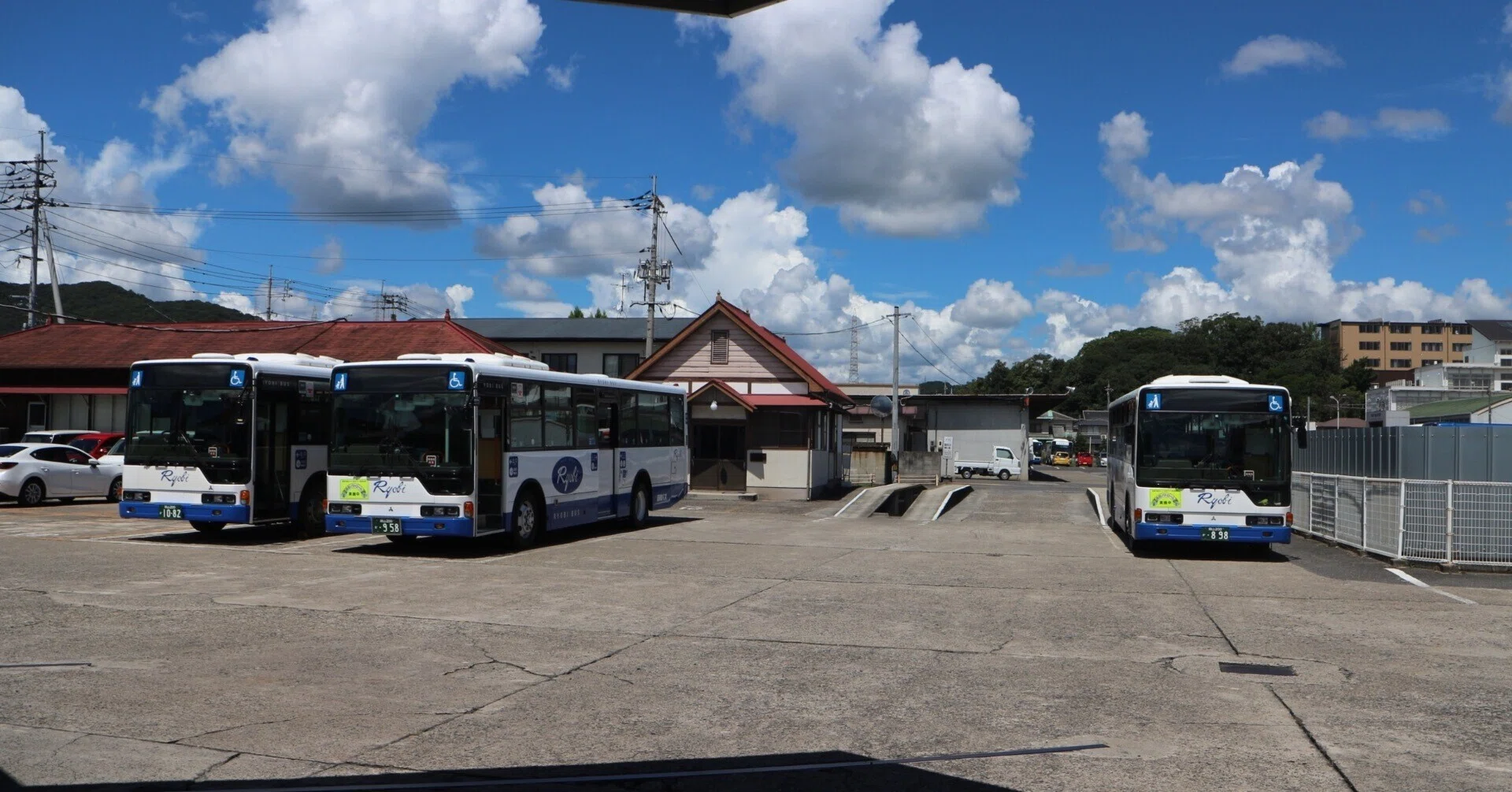 両備バス】真夏の西大寺本線の旅（5）西大寺鉄道の名残を感じて｜垂水