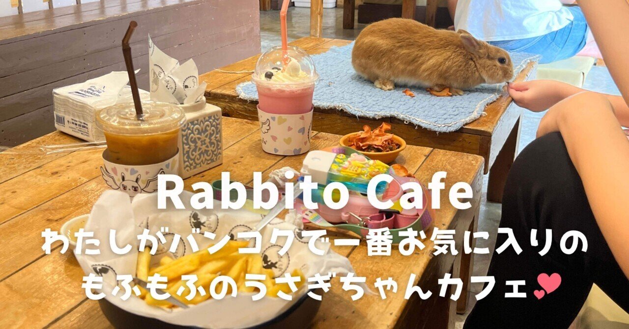 バンコク】うさぎ好きにはたまらない🐰居心地最高のうさぎカフェ