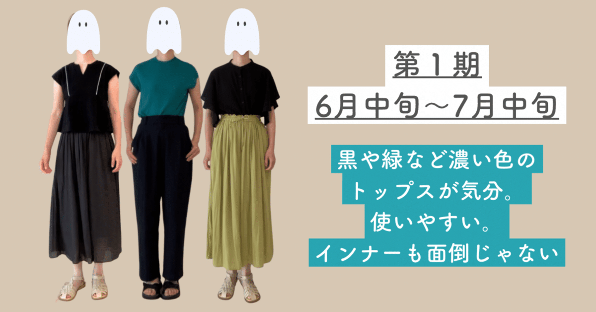 結局、夏に何着た？（2023年夏服まとめ）｜何着たらいいか知りたい 