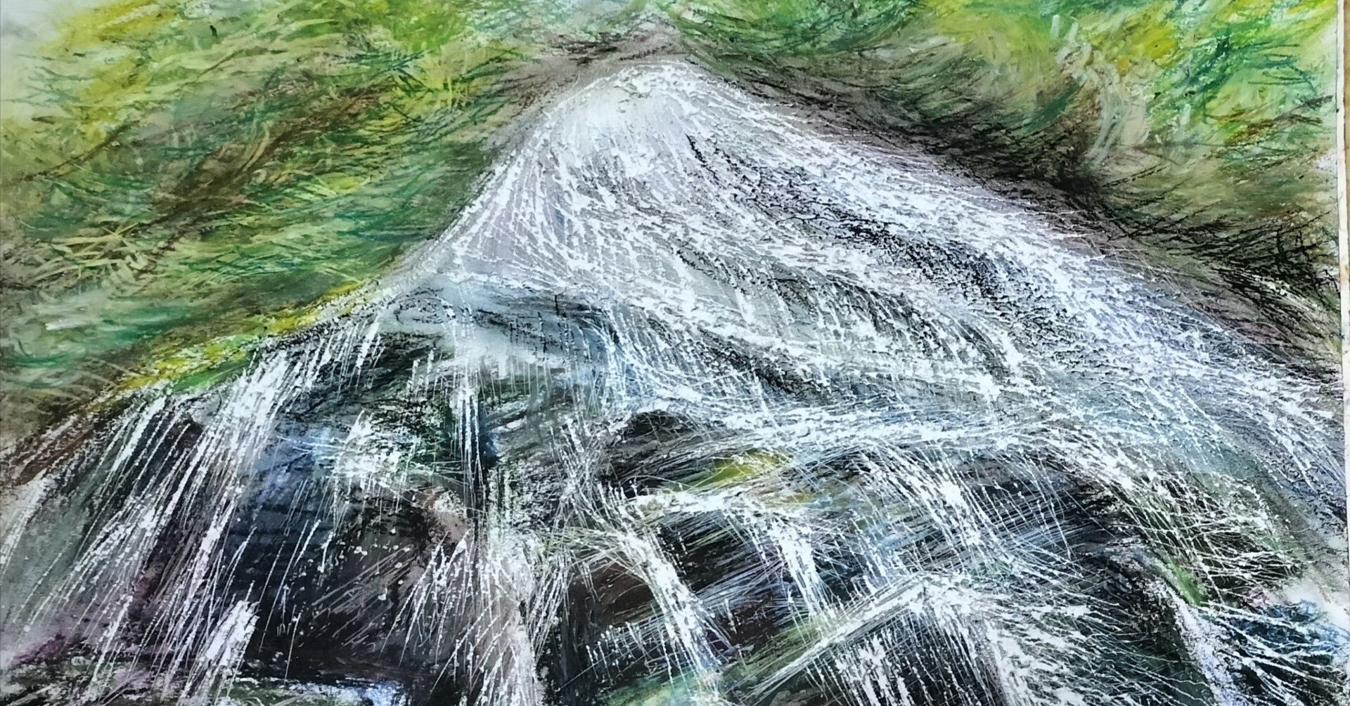 滝の絵｜なもたび（名も無き旅人）