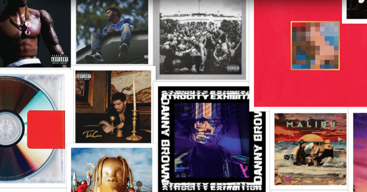 2010年代メイン 現行 HIPHOP RAP CDコレクション セット 2010s お気に入りラップアルバム10｜いとう