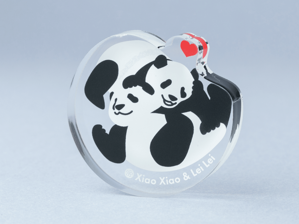 ありがとうパンダ返還メモリアルグッズ 数量限定】TANTAN 28th anniversary 「特製アクリルブロック（お