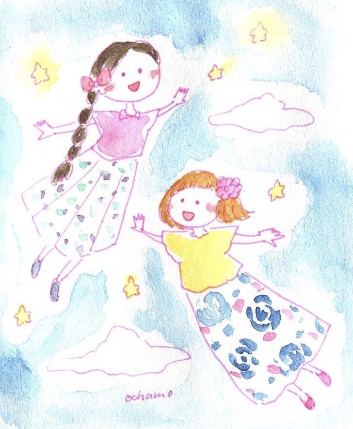 ほんわか女の子の水彩イラスト おちゃも イラストレーターハンドメイド作家 Note ほんわか女の子の水彩イラスト おちゃも イラストレーターハンドメイド作家 Note