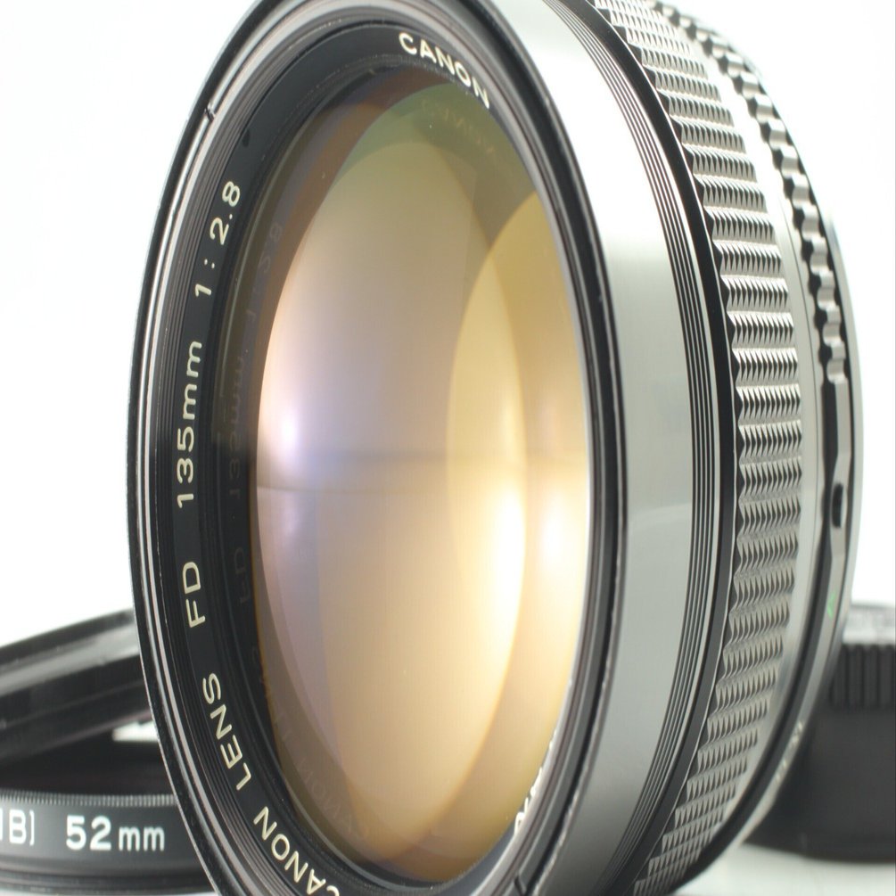 【ほぼ美品】Canon FD 135mm 1:2.8 キヤノン Canon FD 135mm f2.8 Lens