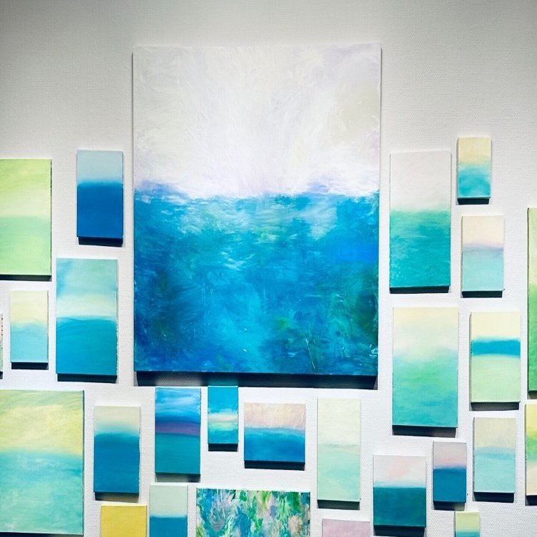 アート感想】DAWN〜kind of blue〜山崎美弥子展｜百合絵ッセイ