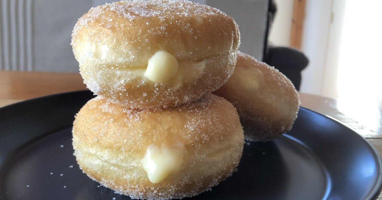 カスタードクリームドーナツ｜ゆのきりょうこ