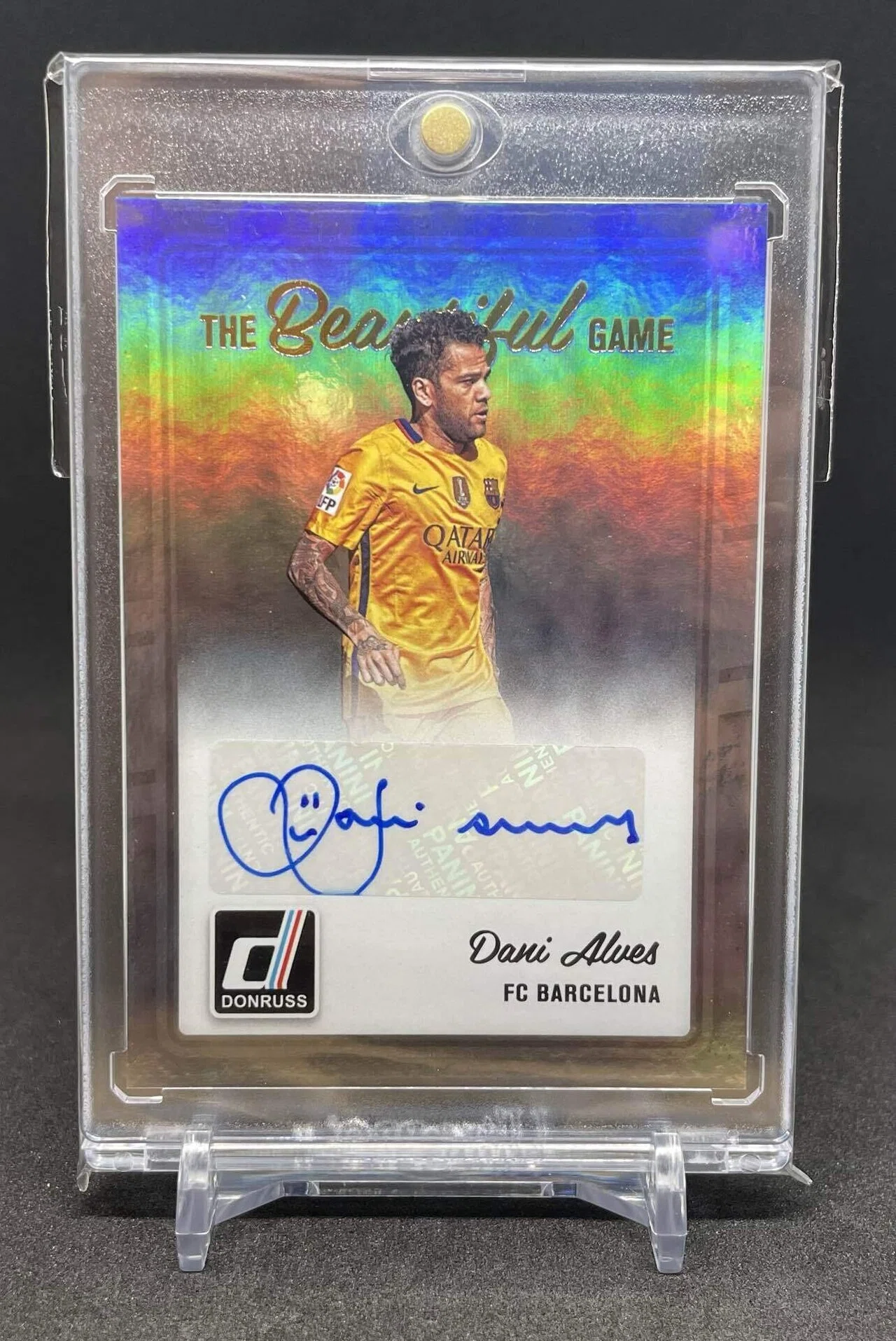 Dani Alves FC Barcelona サインカード 2016-17 Dani Alves FC Barcelona サインカード 2016-17