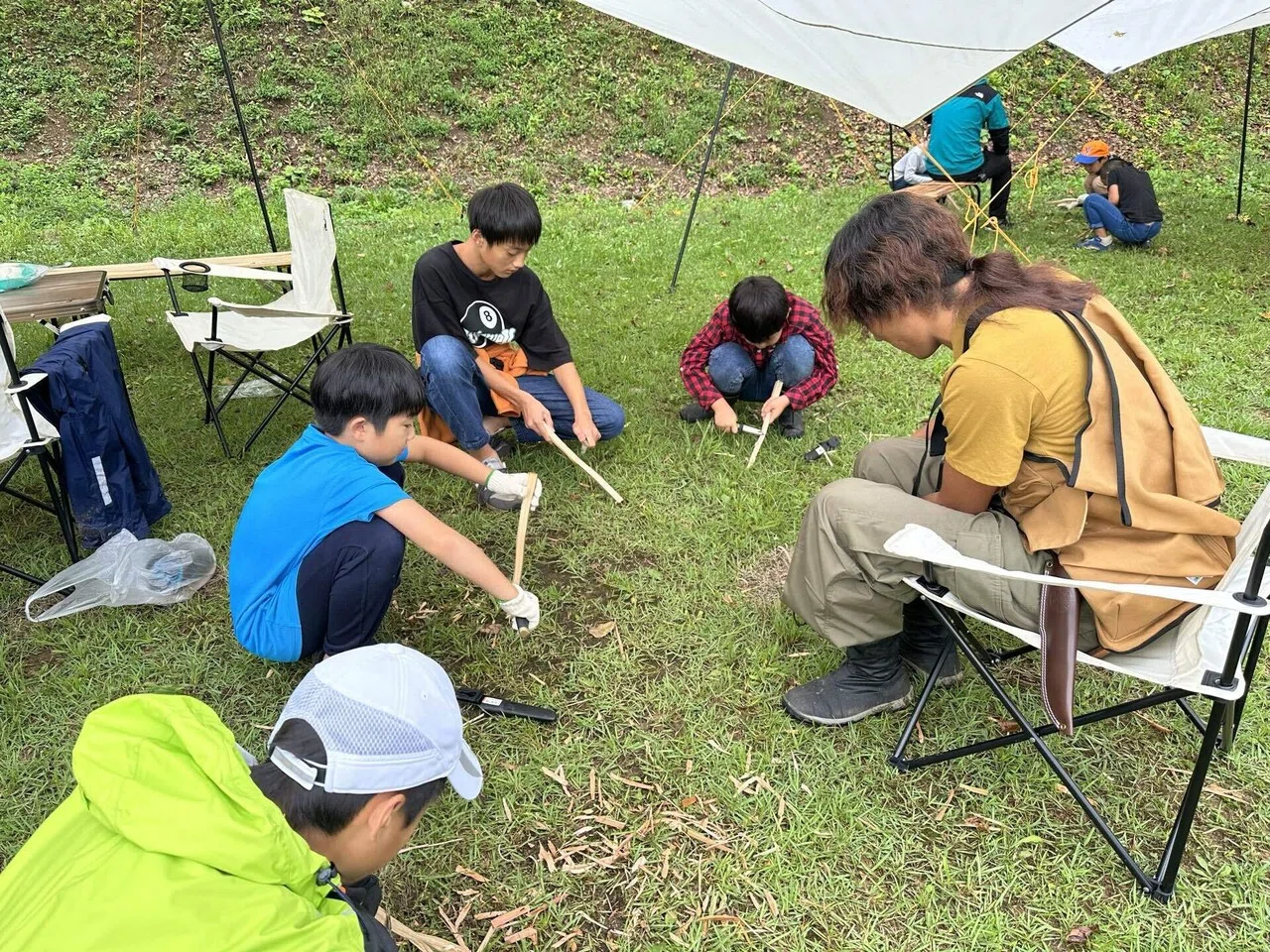 仲間と力を合わせ乗り越える24時間！サバイバルキャンプ②｜ながしー