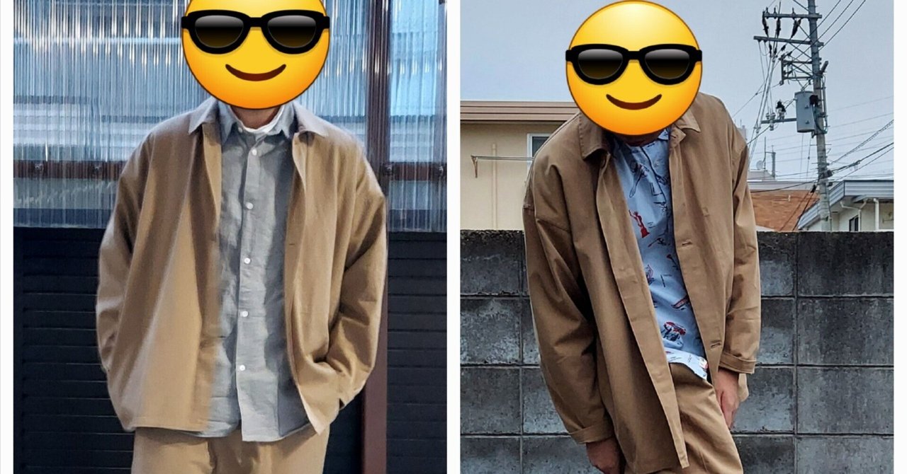 MUJI Labo ベージュセットアップのコーディネート【無印良品】｜アキスケ