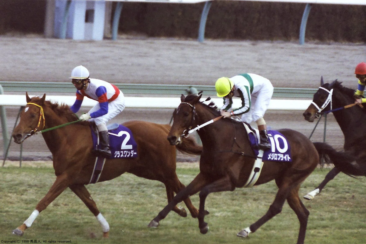 第43回有馬記念：蔵出し写真 1998年②グラスワンダー｜馬画人 (まがじん)
