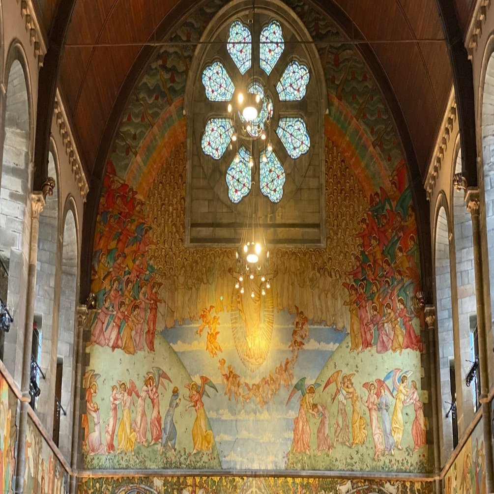 Open day 旧カトリック教会の壁画を見に行ってきた｜山林