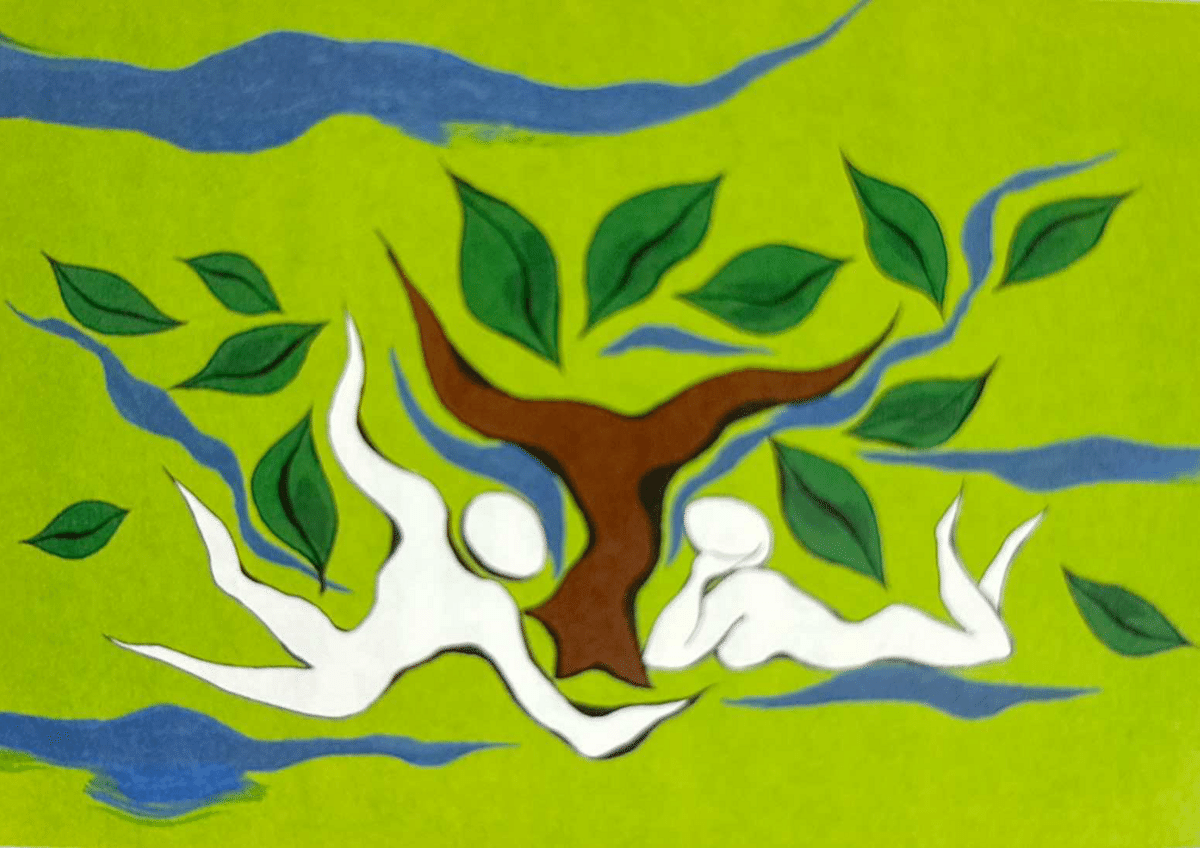 岡本太郎 【憩い】 リトグラフ 岡本太郎 「いこい」リトグラフ 版画 査定 買取致します。｜井浦