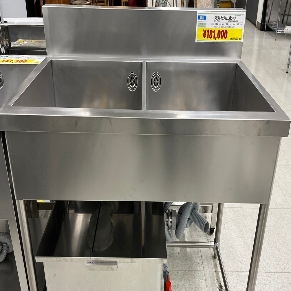 グリストラップ付き二層シンクのご紹介｜テンポス大宮店（公式）