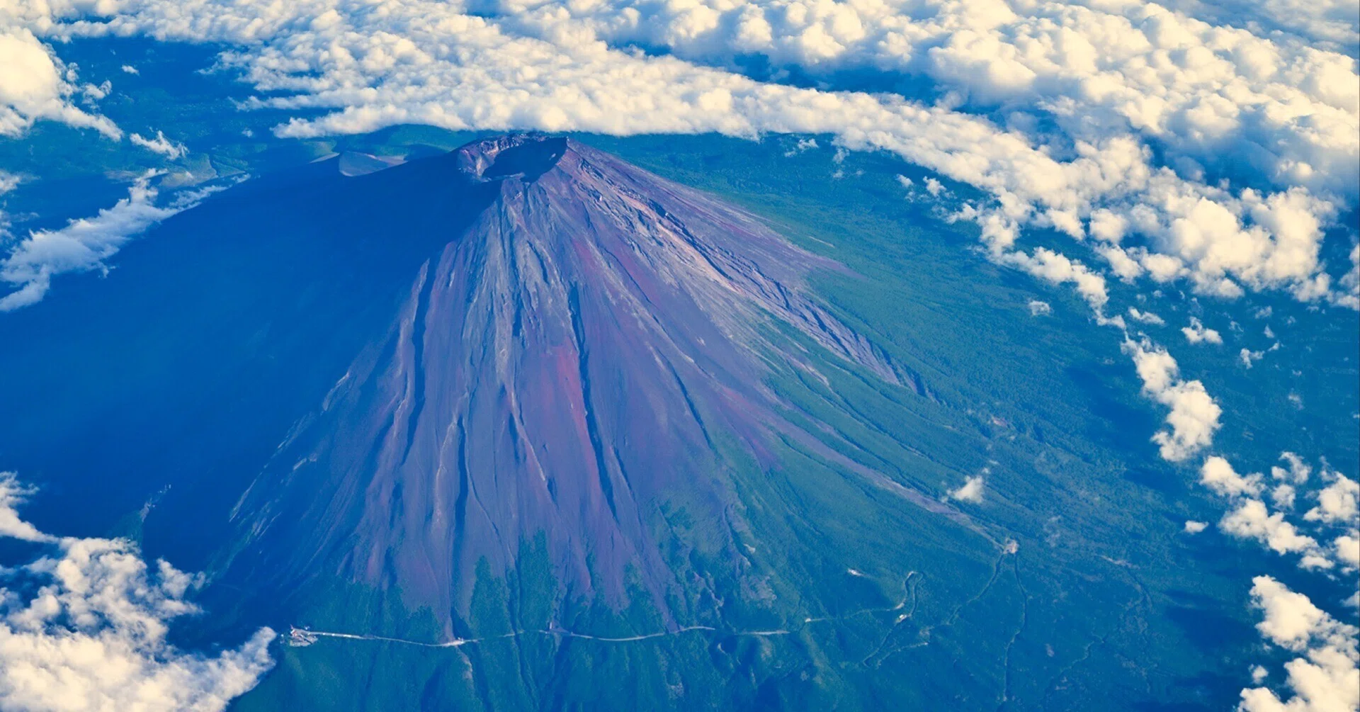 雪 の ない 富士山