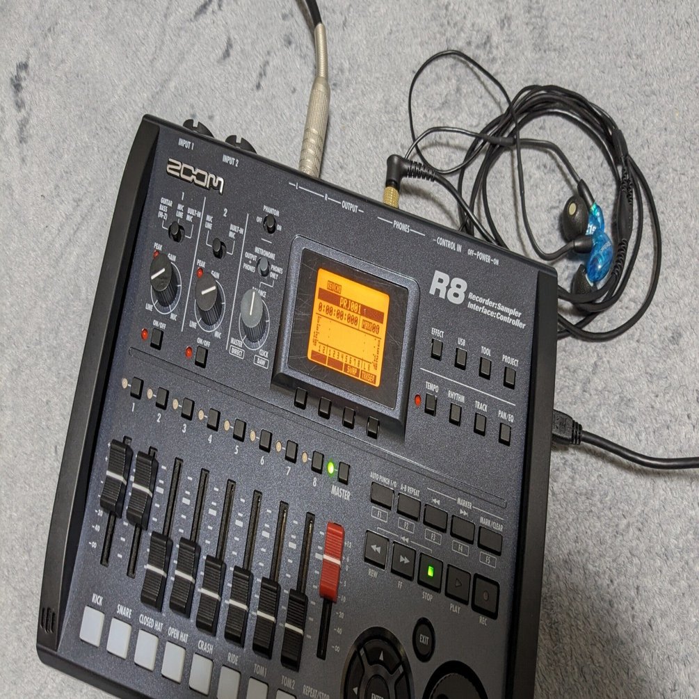 ZOOM R8 同期演奏に 同期演奏】ZOOM R8を使用したシステム｜KO-TA