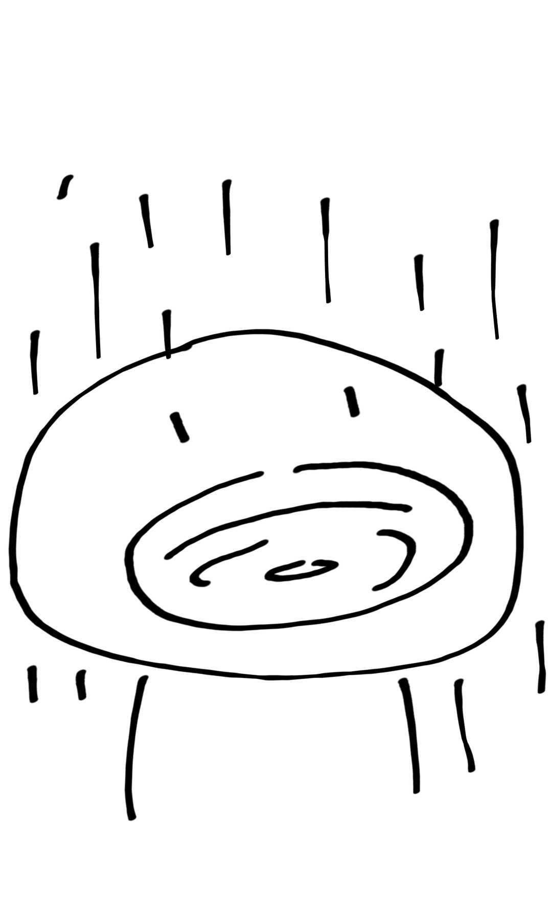 雨の日の土砂降りイラスト 水分補給 ねこやま ユーモアとシュールな4コママンガ Note 雨の日の土砂降りイラスト 水分補給 ねこやま ユーモアとシュールな4コママンガ Note
