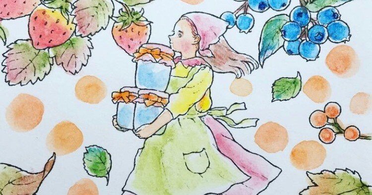 井田千秋 森の少女の物語｜えいみ