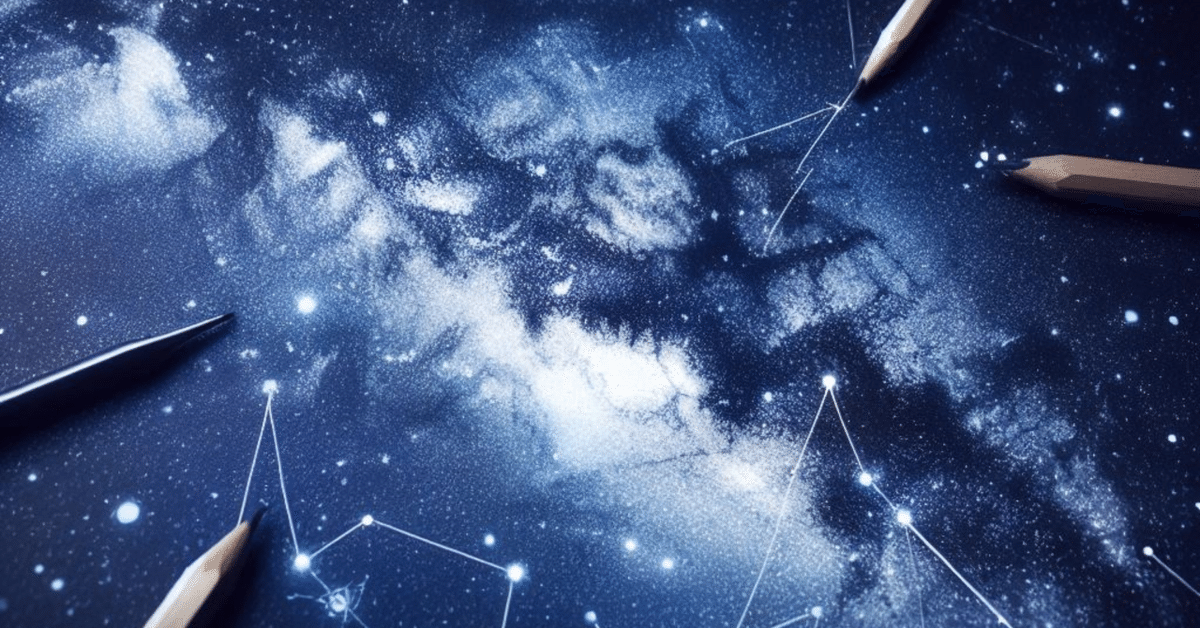 南十字星と北十字星。｜春永睦月