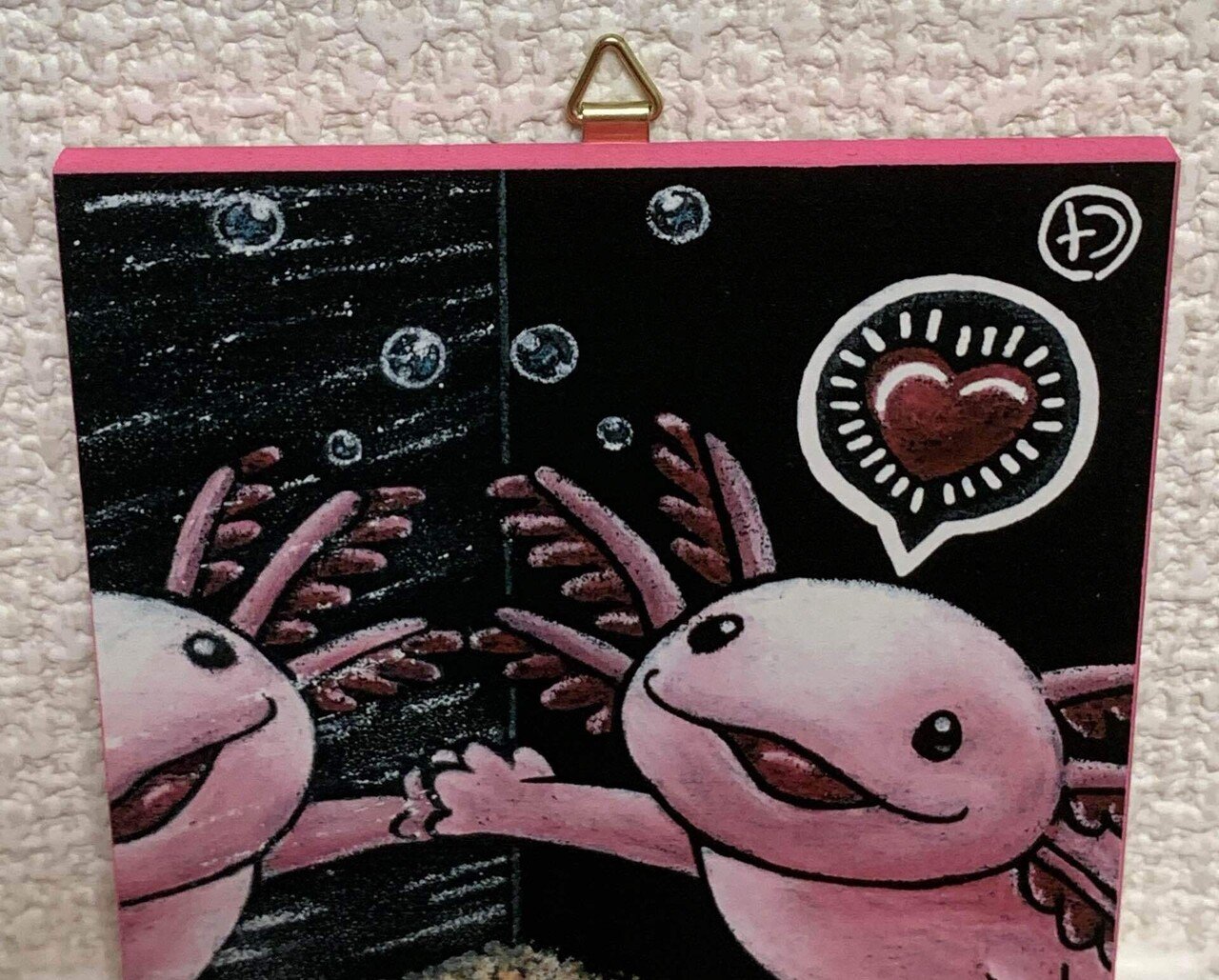 商品紹介【09-ウーパールーパー】｜鶴屋黒板堂