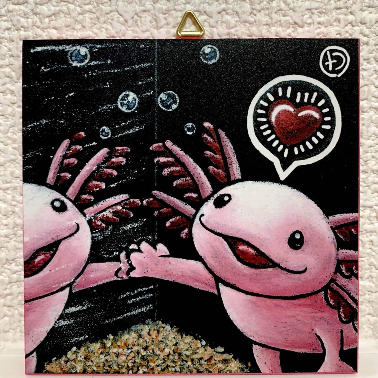 商品紹介【09-ウーパールーパー】｜鶴屋黒板堂