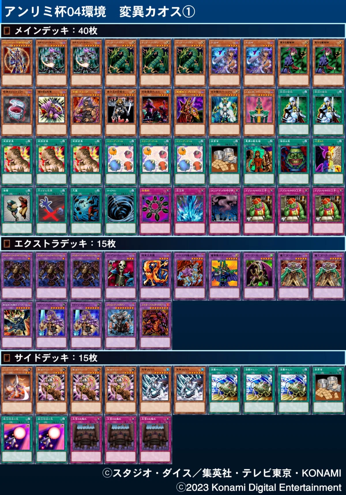 k*i様 04環境 テンプレ 高レアリティ 遊戯王 ゲートボール 遊戯王