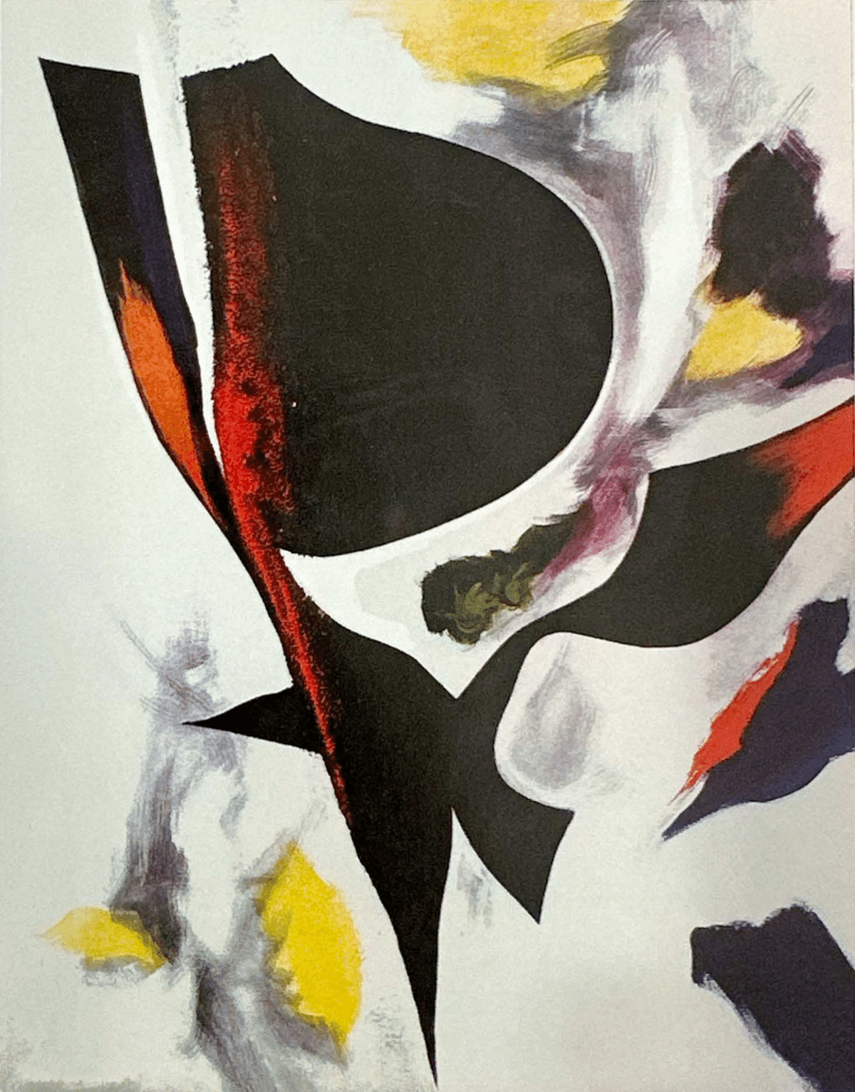 模写　　岡本太郎　　題目　【　爆発　】　額装品　　鑑定シール在 模写 岡本太郎 題目 【 爆発 】 額装品 鑑定シール在 第24回岡本