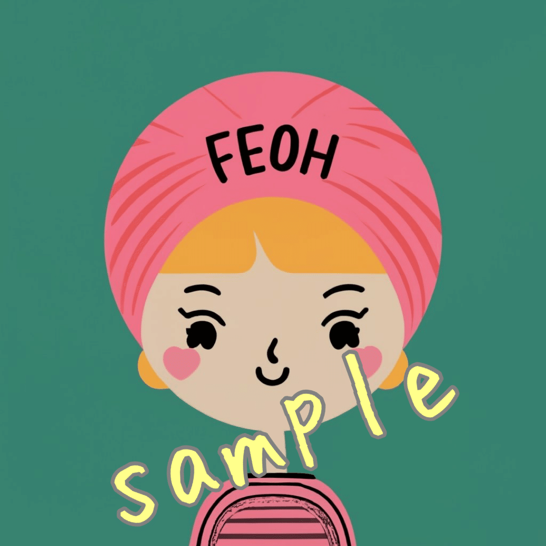 Feoh (フェオ)ターバン女子 #005｜デジタルイラスト・アートの販売 ピカソ・アカデミー