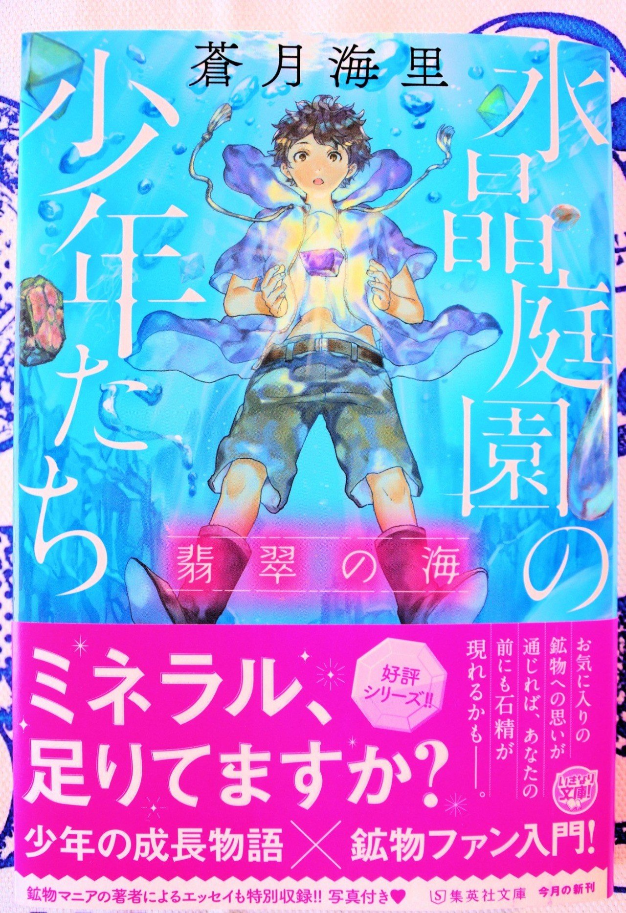 水晶庭園の少年たち 翡翠の海 発売 蒼月海里 小説家 Note 水晶庭園の少年たち 翡翠の海 発売 蒼月海里 小説家 Note