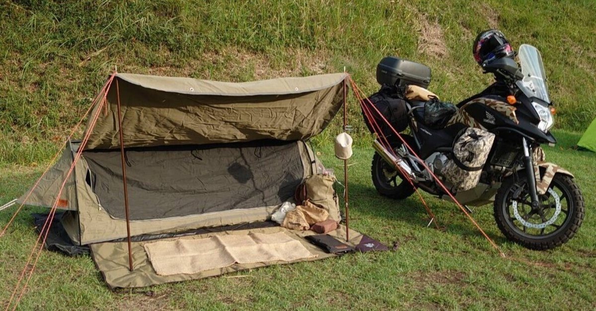 グローバル　キャンプ 星空キャンプ in 静岡沼津【NC750X】冬のソラキャン【ソロ