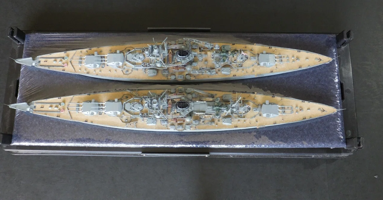 DKM Scharnhorst Class 1941 シャルンホルスト級制作記 #4 (Tamiya 1