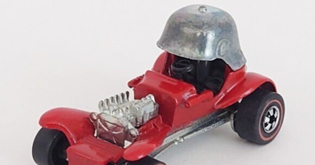 昭和レトロ 当時物 マテル ミニカ 赤箱21 男爵カー 香港製 ホット