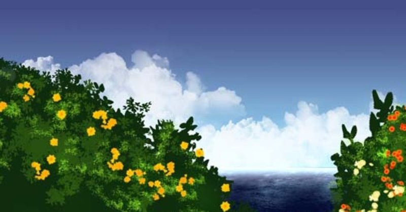 クリスタ 素材で簡単背景 田口もにゃ太 Note