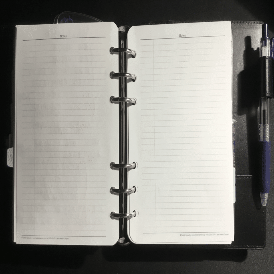コスパのいいバインダーとしてのフランクリンプランナー｜森井啓介