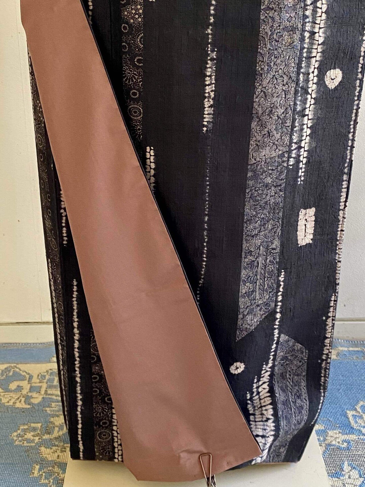 m*u様 名古屋帯 こぎん刺し 長尺 色味の良い 着物 木綿 U-7663 m*u様 名古屋帯 こぎん刺し 長尺 色味の良い 着物 木綿