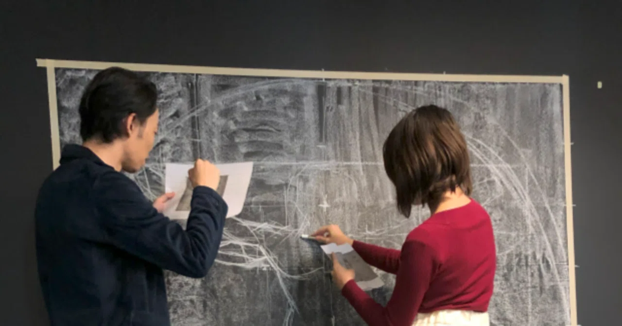 レオナルド・ダ・ヴィンチ作『ウィトルウィウス的人体図』がオフィスに
