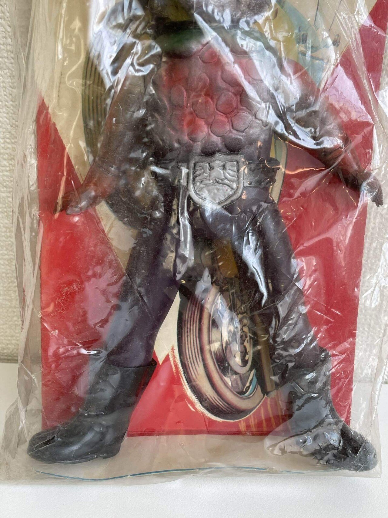 当時物 仮面ライダー怪人 アリキメデス ソフビ ベルト長靴あり