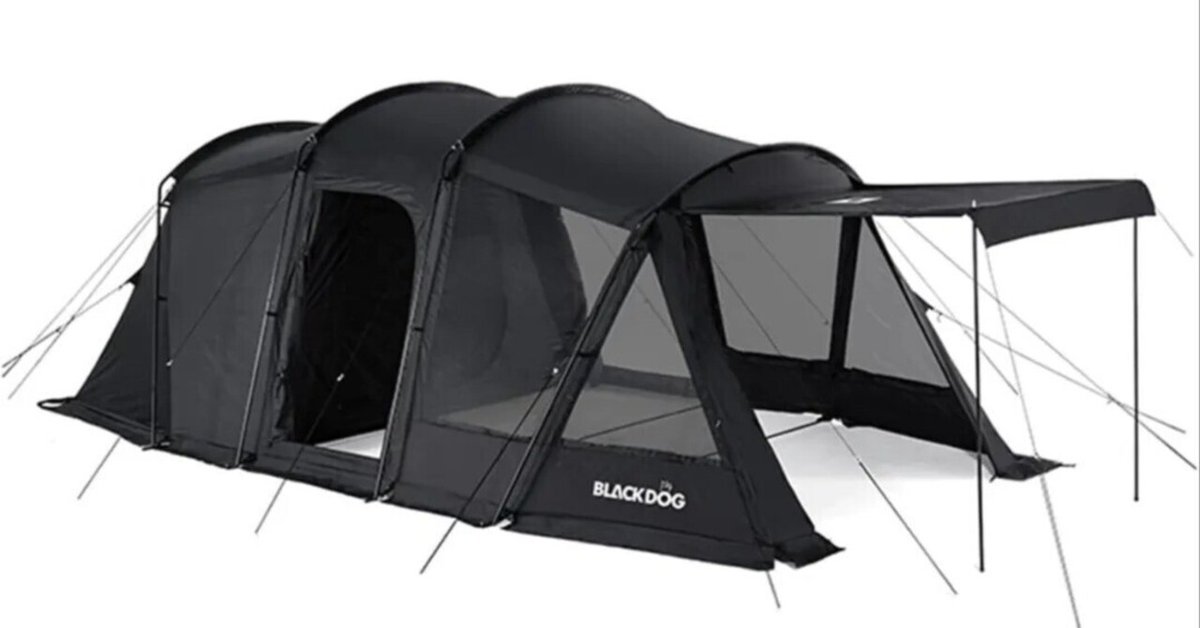 BLACK DOG 防水トンネルテント 新品 270x570x200 cm BLACK DOG 防水