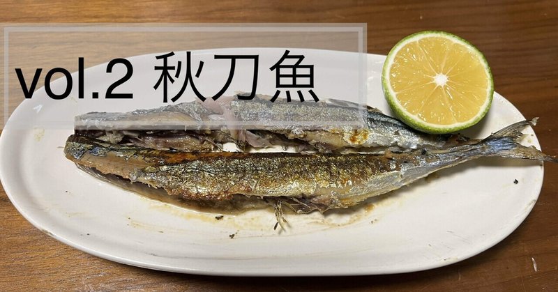 晩酌日記vol. 2 秋刀魚